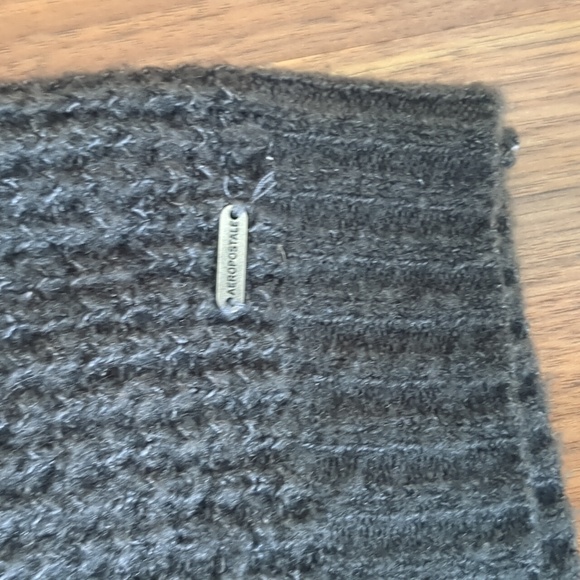 Crew neck chunky waffle knit sweater / M - Picture 3 of 4